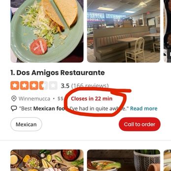 Dos Amigos Restaurante - There's a reason this place has 3.5stars. - Mexican Near Me - Winnemucca, Nevada