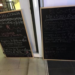 El Coyote - Fresh handwritten and handmade menu!