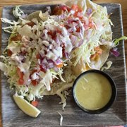 Photo of Blue Water - San Diego, CA, United States. Cod and scallop tacos