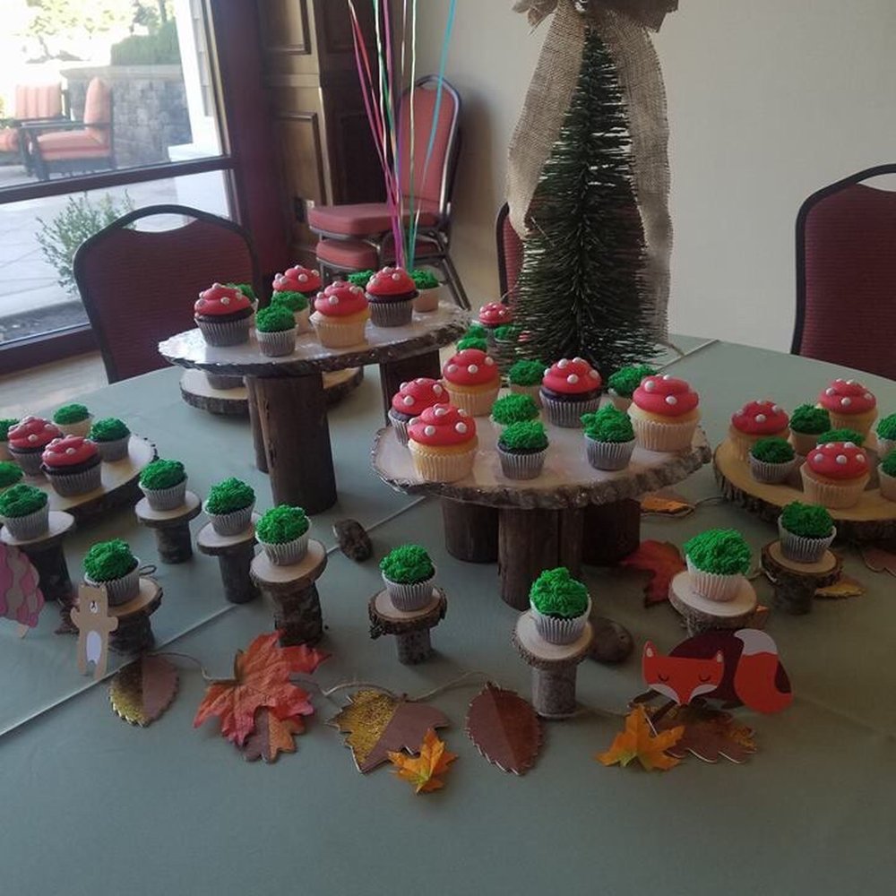 SweetArts - Mushrooms and grass cupcakes to go with our woodlands theme - Cupcakes Near Me - Tracy, California SweetArts - Mushrooms and grass cupcakes to go with our woodlands theme - Cupcakes Near Me - Tracy, California