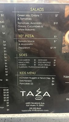 Menu photo 6 TAZA Cafe Fort Myers, FL Menu photo 6 TAZA Cafe Fort Myers, FL