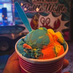 Beachside Bubble Waffle - Superman!!!