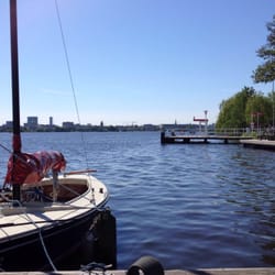 Hamburg City Sailing - Startpunkt am Alstercliff