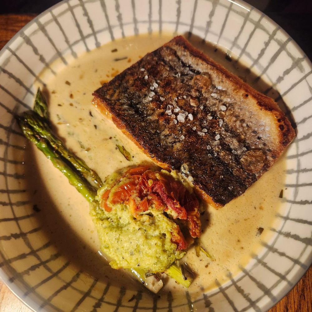 Cuisine & Wine Bistro - Special of the day : striped bass with a tarragon cream sauce - Wine Bars Near Me - Chandler, Arizona