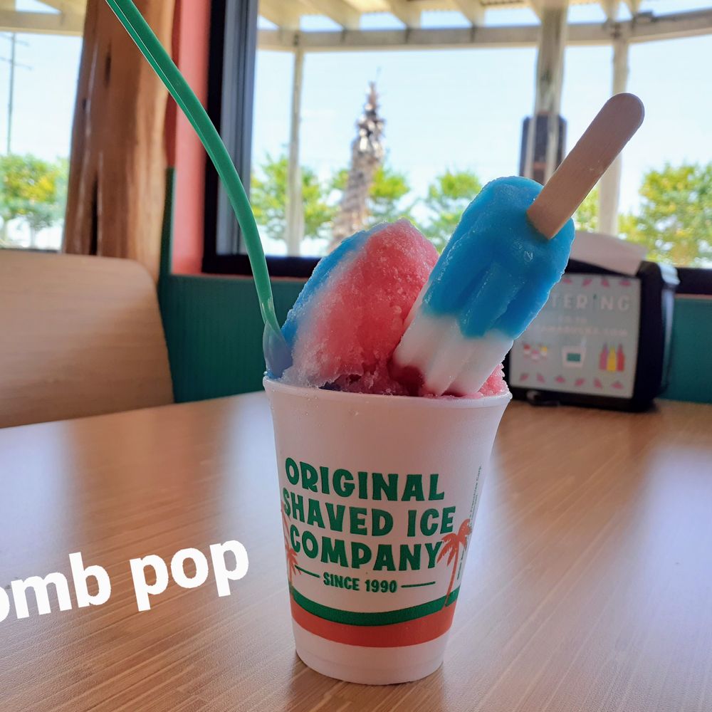 Bahama Bucks - The Bomb Pop snocone from Bahama Bucks. - Juice Bars & Smoothies Near Me - College Station, Texas Bahama Bucks - The Bomb Pop snocone from Bahama Bucks. - Juice Bars & Smoothies Near Me - College Station, Texas