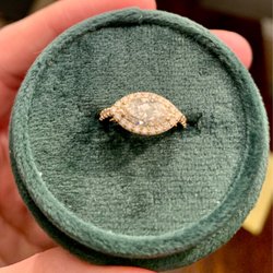 Jamestown Jewelry - Custom made engagement ring - she loves it!