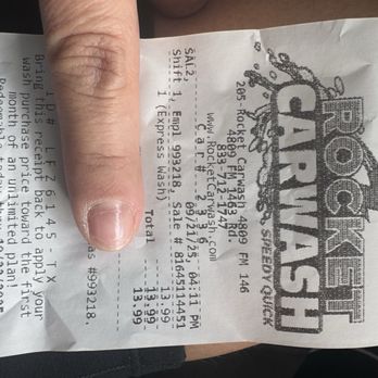 Rocket Carwash - Most basic and weak washes for this price - Car Wash Near Me - Katy, Texas
