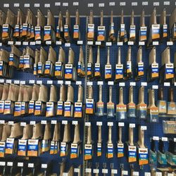 Gray's Paint Stores - A sample of the Corona brushes carried at the store