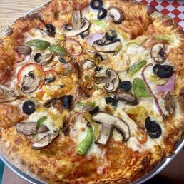 Vegetable pizza Vegetable pizza