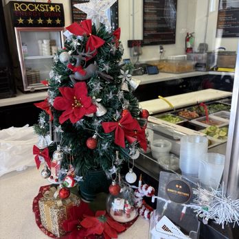 Burrito Brothers - Xmas decor - Mexican Near Me - La Habra, California