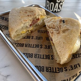 Better Buzz Coffee - Laguna Hills - Egg and bacon chibatta - Coffee & Tea Near Me - Laguna Hills, California Better Buzz Coffee - Laguna Hills - Egg and bacon chibatta - Coffee & Tea Near Me - Laguna Hills, California