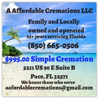 A Affordable Cremations - Cremation Services Near Me - Pace, Florida A Affordable Cremations - Cremation Services Near Me - Pace, Florida