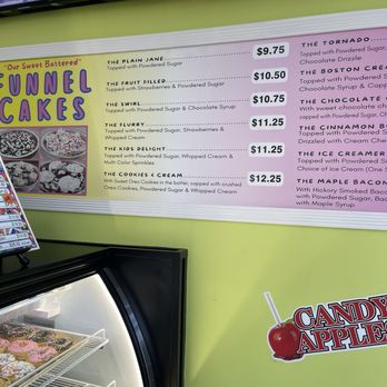The Treat Shop - Funnel cake menu - Desserts Near Me - Richmond, Virginia The Treat Shop - Funnel cake menu - Desserts Near Me - Richmond, Virginia