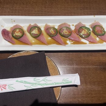 Sun Japanese Kitchen - Hamachi Carpaccio - Japanese Near Me - Houston, Texas Sun Japanese Kitchen - Hamachi Carpaccio - Japanese Near Me - Houston, Texas