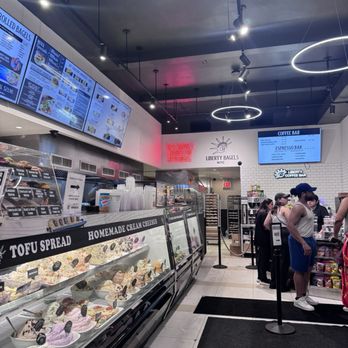 Liberty Bagels - Inside counter - Bagels Near Me - New York, New York