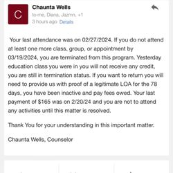 Bi-Bett Education Program - After sitting online for 3 hours. I was never told I was kicked out nor that I wouldn't recieve credit.