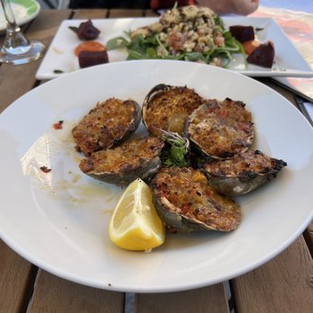 Jarrettown Hotel - a plate of grilled oysters - Italian Near Me - Dresher, Pennsylvania Jarrettown Hotel - a plate of grilled oysters - Italian Near Me - Dresher, Pennsylvania
