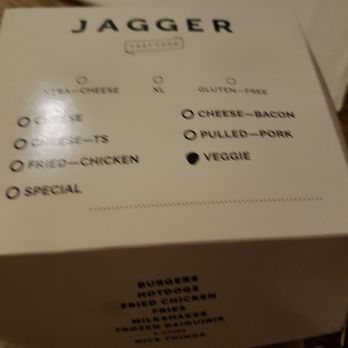 Jagger Fast Food - This was supposed to be a veggie burger. In stead it was a red meat burger. Not recommended for vegetarians! - American Near Me - Copenhagen, 84 Jagger Fast Food - This was supposed to be a veggie burger. In stead it was a red meat burger. Not recommended for vegetarians! - American Near Me - Copenhagen, 84