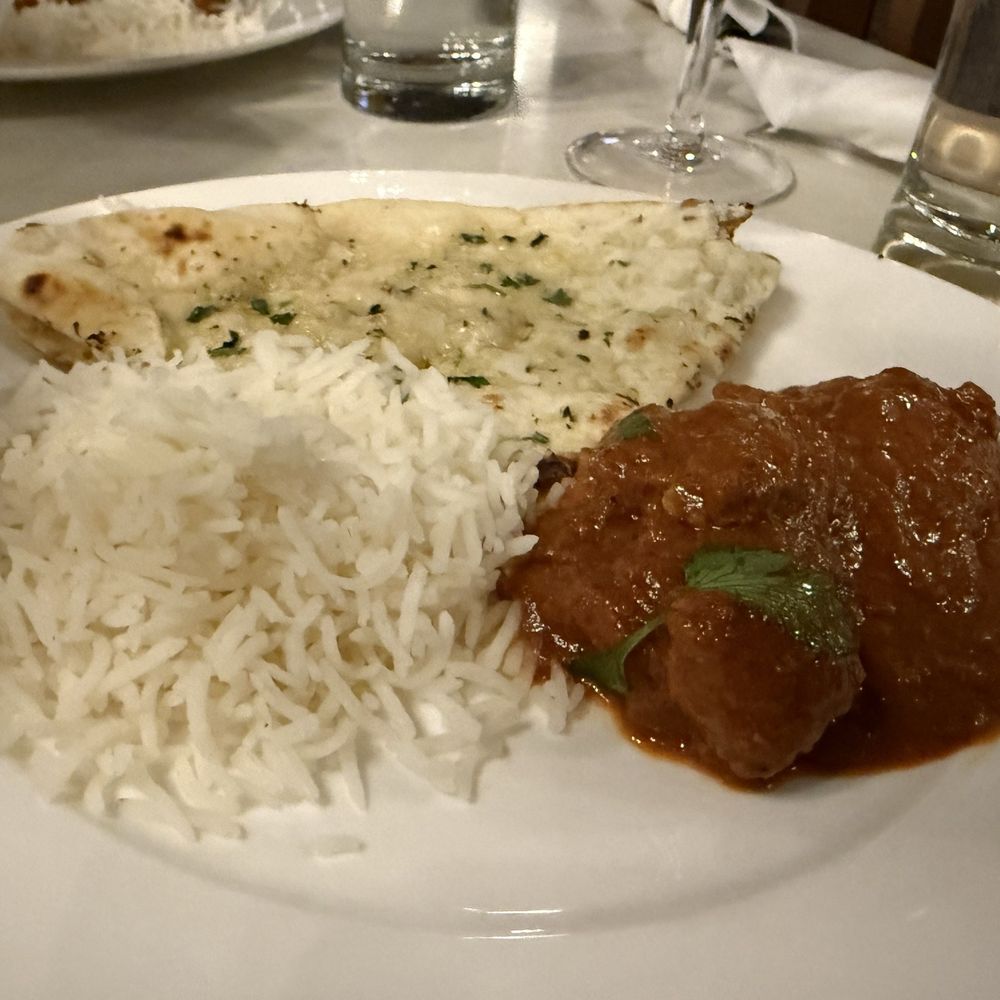 Deccan Spice - Chicken Goan Vindaloo and Naan - Indian Near Me - Pompano Beach, Florida