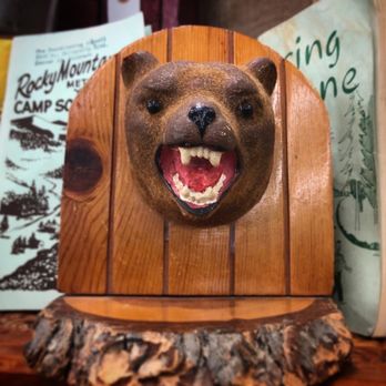 Colorado Antique Gallery - "Rawr! I am Bear! Don't bring mint with you to The Rockies! I will bite through your tent to find it!" - Antiques Near Me - Littleton, Colorado