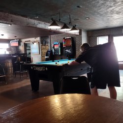 Mel's Micro - Pool table on this side of the bar