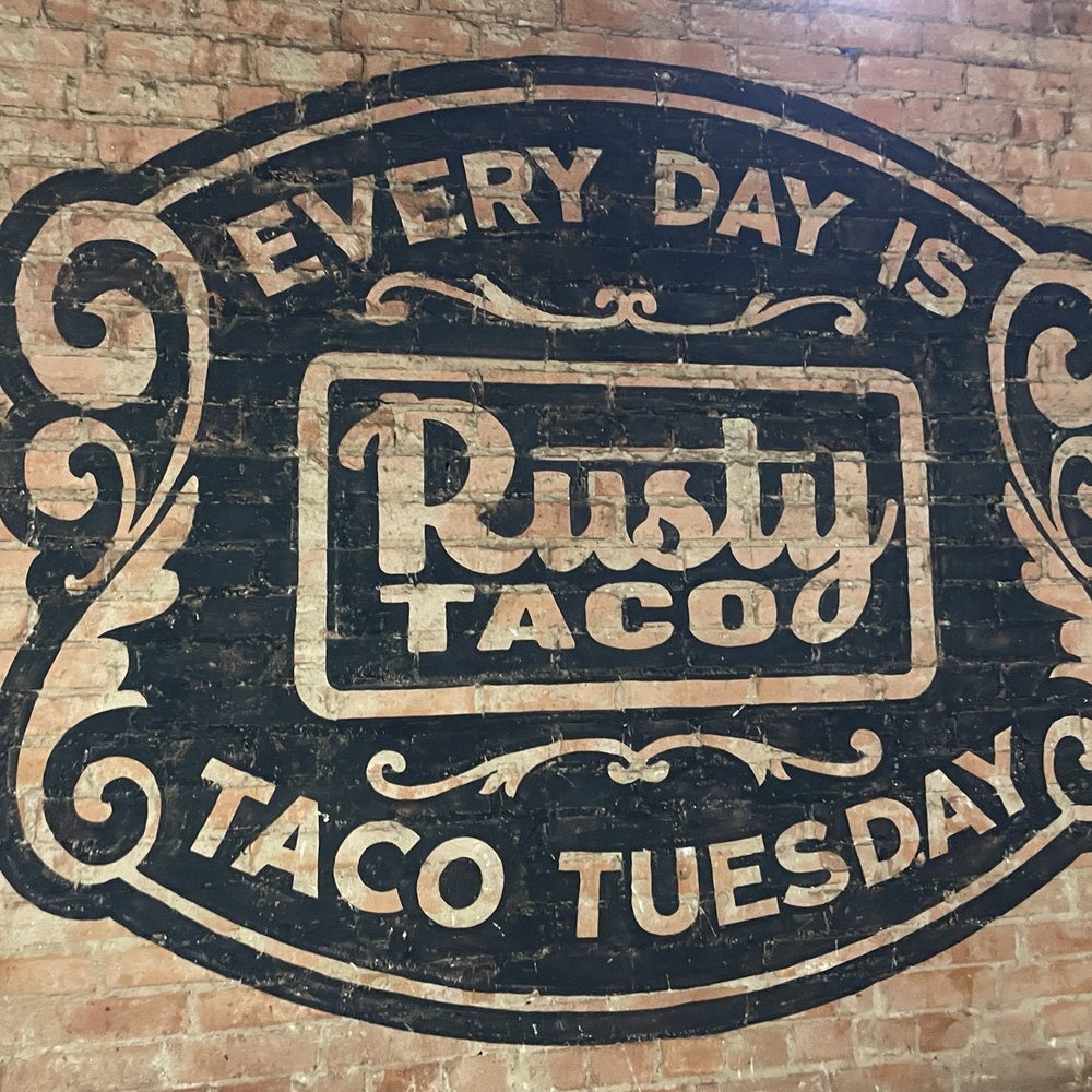 a sign for every day's taco tuesday a sign for every day's taco tuesday