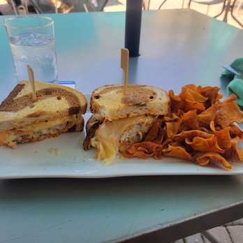 Alden Park - Cod Reuben with choice side of house made sweet potato chips! - Bars Near Me - Plymouth, Massachusetts Alden Park - Cod Reuben with choice side of house made sweet potato chips! - Bars Near Me - Plymouth, Massachusetts