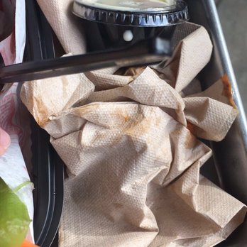 Fatburger & Buffalo's Express - 5 wings out of 16 that were un cooked and we couldn't even think about trying the rest of them to see if they were cooked - Burgers Near Me - Corona, California