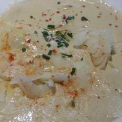 Restaurant de la Maurette - Ravioli med hvit trøffel