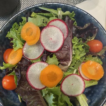 Mido Japanese - Salad with Carrot Ginger Dressing - Japanese Near Me - New York, New York