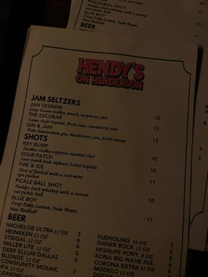 Menu photo 3 Hendy’s on Henderson Dallas, TX Menu photo 3 Hendy’s on Henderson Dallas, TX