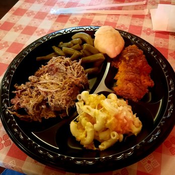 Shuler's Barbecue - Well seasoned pulled pork, delicious green beans, sweet potato casserole, cheese mac n cheese and biscuit. - Barbeque Near Me - Lake City, South Carolina Shuler's Barbecue - Well seasoned pulled pork, delicious green beans, sweet potato casserole, cheese mac n cheese and biscuit. - Barbeque Near Me - Lake City, South Carolina
