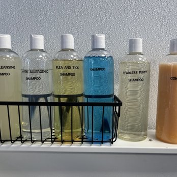 Crazy Critter Cleaners - The shampoo and conditioner customers can use while washing their dog. - Pet Services Near Me - Little Elm, Texas Crazy Critter Cleaners - The shampoo and conditioner customers can use while washing their dog. - Pet Services Near Me - Little Elm, Texas