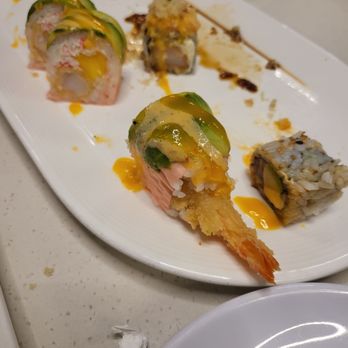 Magic Sushi - a plate of food with shrimp, shrimp, and other sushi - Sushi Bars Near Me - Charlotte, North Carolina Magic Sushi - a plate of food with shrimp, shrimp, and other sushi - Sushi Bars Near Me - Charlotte, North Carolina