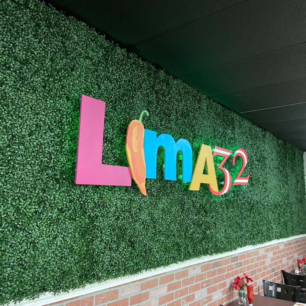 Lima 32 - Indoor sign - Peruvian Near Me - Meriden, Connecticut Lima 32 - Indoor sign - Peruvian Near Me - Meriden, Connecticut