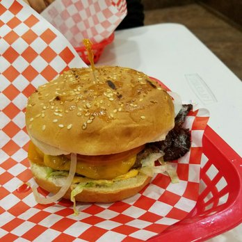 Falafel Corner - Bacon cheese burger - Mediterranean Near Me - Sacramento, California