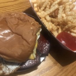 Deep fried bologna sandwich, add an egg, cheese and mustard.