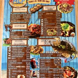 Las Plebes - Menu