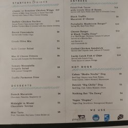 Lucky Catch Bar & Bites - Menu