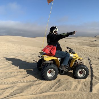 Sunbuggy Fun Rentals - Hubby on his 250 - ATV Rentals/Tours Near Me - Oceano, California