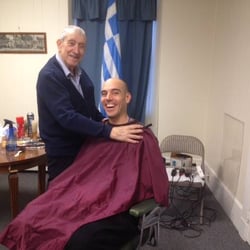 Nick's Barber Shop - Saturday haircuts at the Greek American Vets on Worthen Street with Nicky Kefaleas.