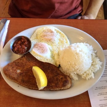 Eggs 'n Things Saratoga - Spicey Ahi with eggs & rice. - Breakfast & Brunch Near Me - Honolulu, Hawaii