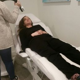 KTC's very new and updated facial machine! I LOVE THE CRYO FACIALS HERE!!!