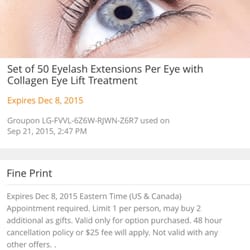 Cut Above Lashes - DO NOT BUY THIS GROUPON!! RIP OFF!!