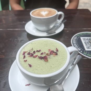 Blu Jam Cafe - Rose matcha latte - Breakfast & Brunch Near Me - Los Angeles, California Blu Jam Cafe - Rose matcha latte - Breakfast & Brunch Near Me - Los Angeles, California