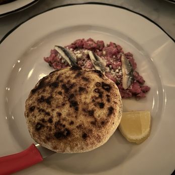 Chez Celine - Beef tartare. So good too - French Near Me - Vancouver, British Columbia
