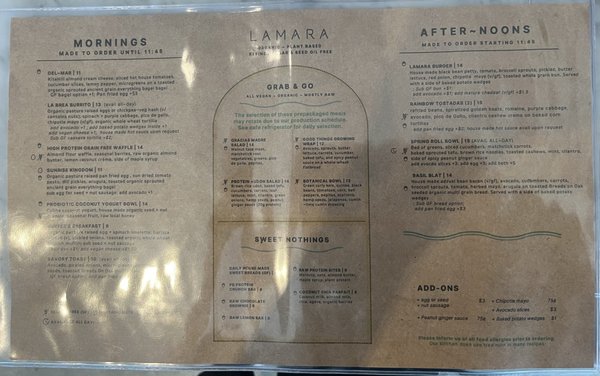 Menu photo 3 Lamara Coffee & Kitchen New Orleans, LA