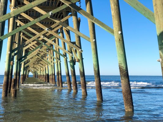 Oak Island Pier by null