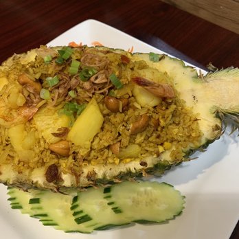 Thai 54 Restaurant - Pineapple Fried Rice - Thai Near Me - Morrisville, North Carolina Thai 54 Restaurant - Pineapple Fried Rice - Thai Near Me - Morrisville, North Carolina