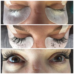 Eiley Esthetics - My lashes before and after.